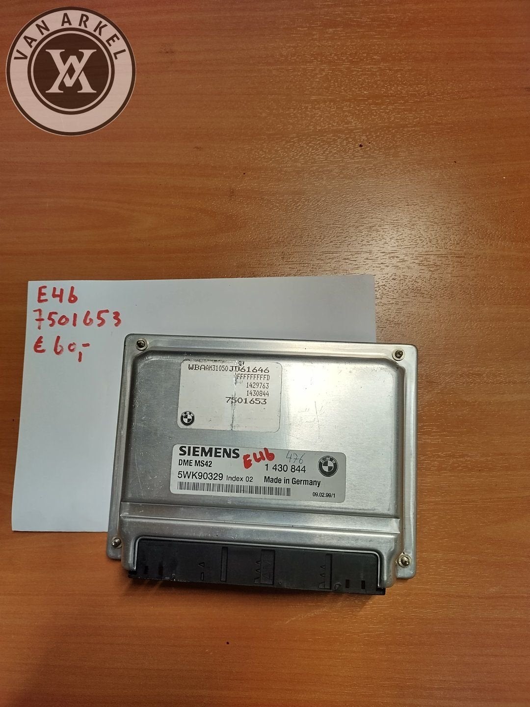 DME set E46 7501653, Autos : Pièces & Accessoires, -, Utilisé, -, Enlèvement ou Envoi