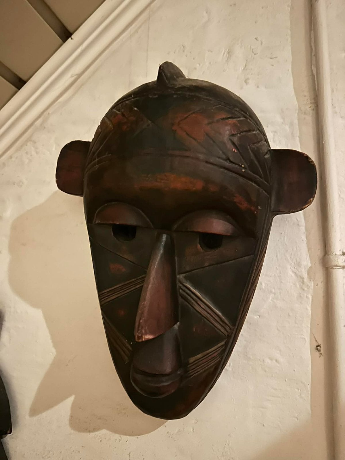 Lot Afrikaanse maskers en beelden, Ophalen, Houtsnijwerk, Handgemaakt, Hout