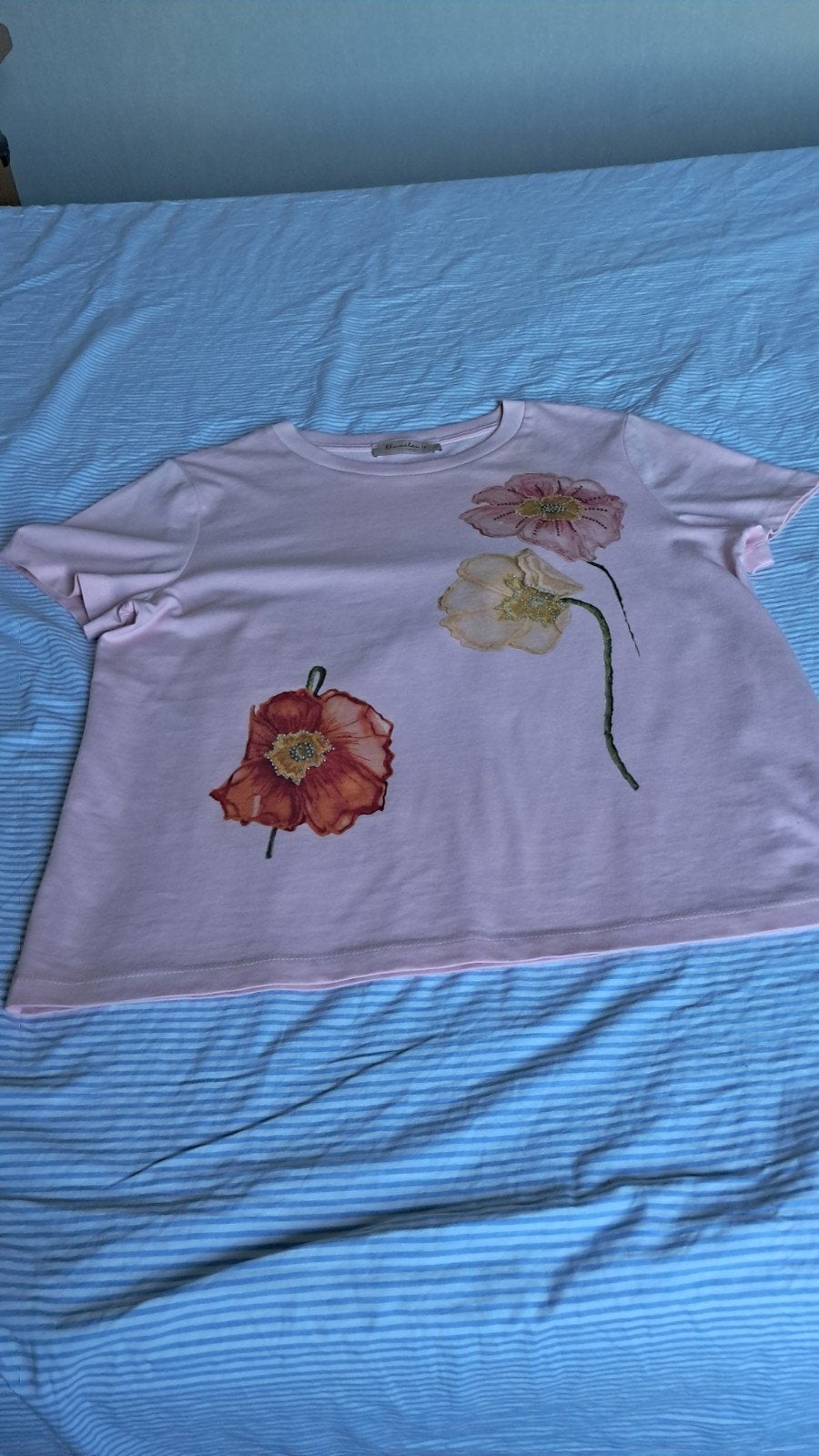 Nieuw licht roze dames t-shirt  maat S'Blumelange', Nieuw, Ophalen of Verzenden, Korte mouw, Roze