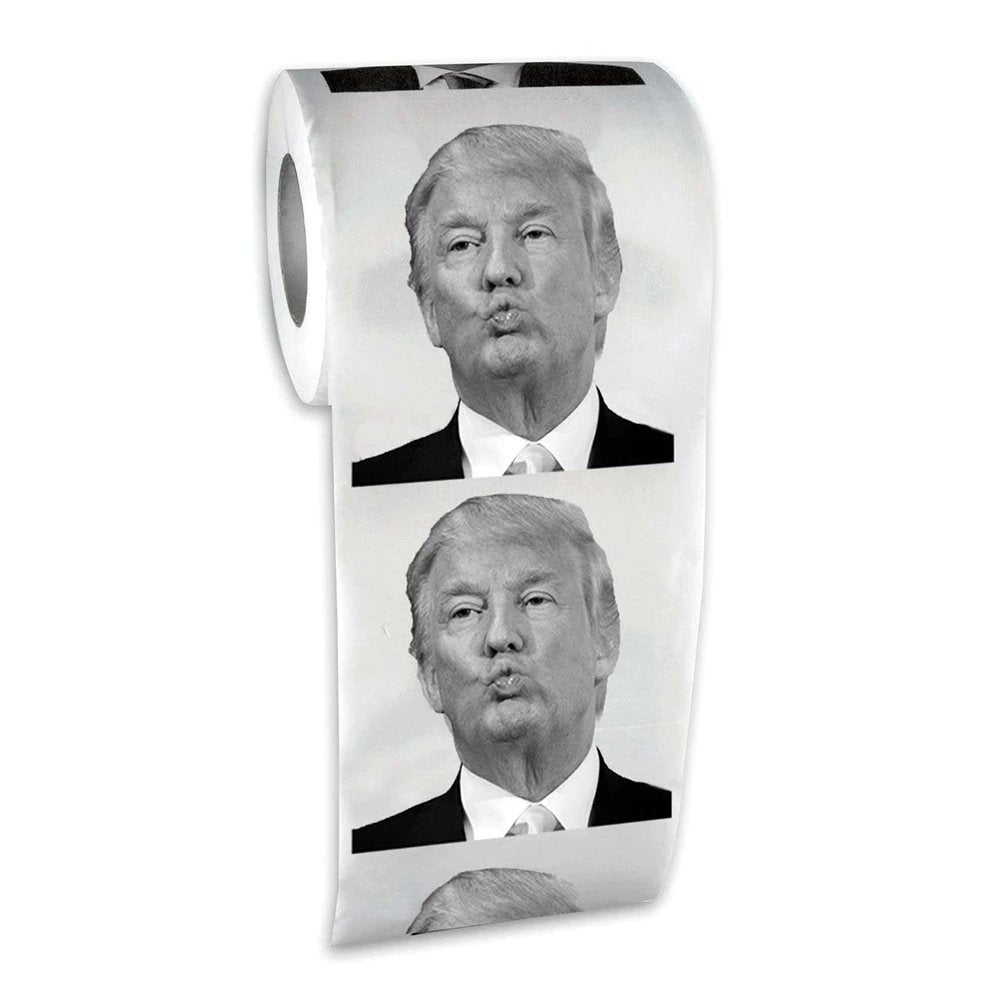 10 rollen Donald Trump WC Papier, Overige stijlen, Nieuw, Ophalen of Verzenden, Wit
