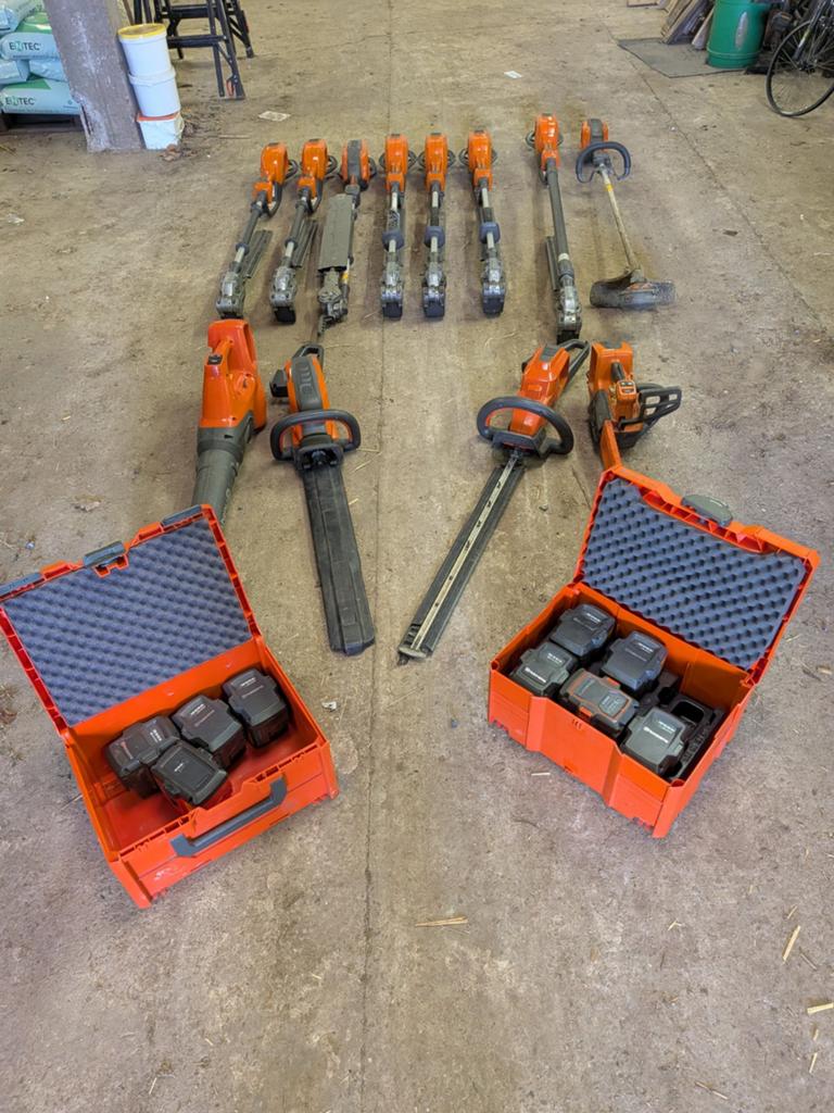 Kit de batteries Husqvarna professionnel, Enlèvement