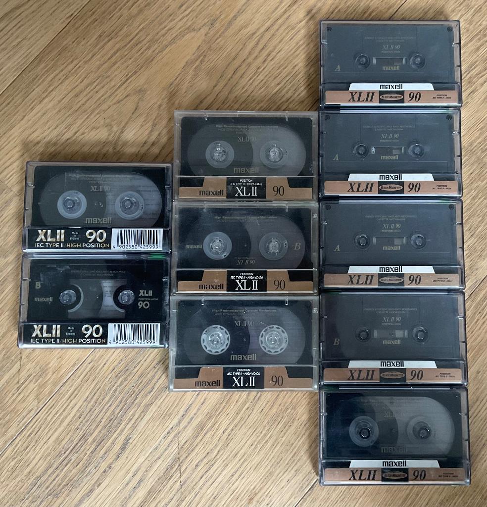 MAXELL XL II 90, Ophalen of Verzenden, Gebruikt, 2 t/m 25 bandjes, Onbespeeld