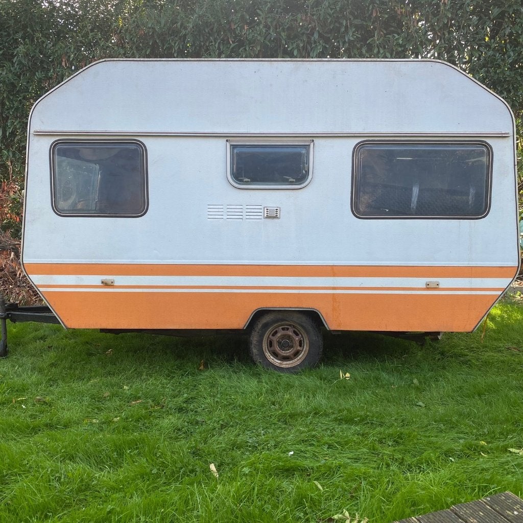 Speel caravan, Caravans en Kamperen, Tot en met 2, Particulier, 4 tot 5 meter, 500 - 750 kg