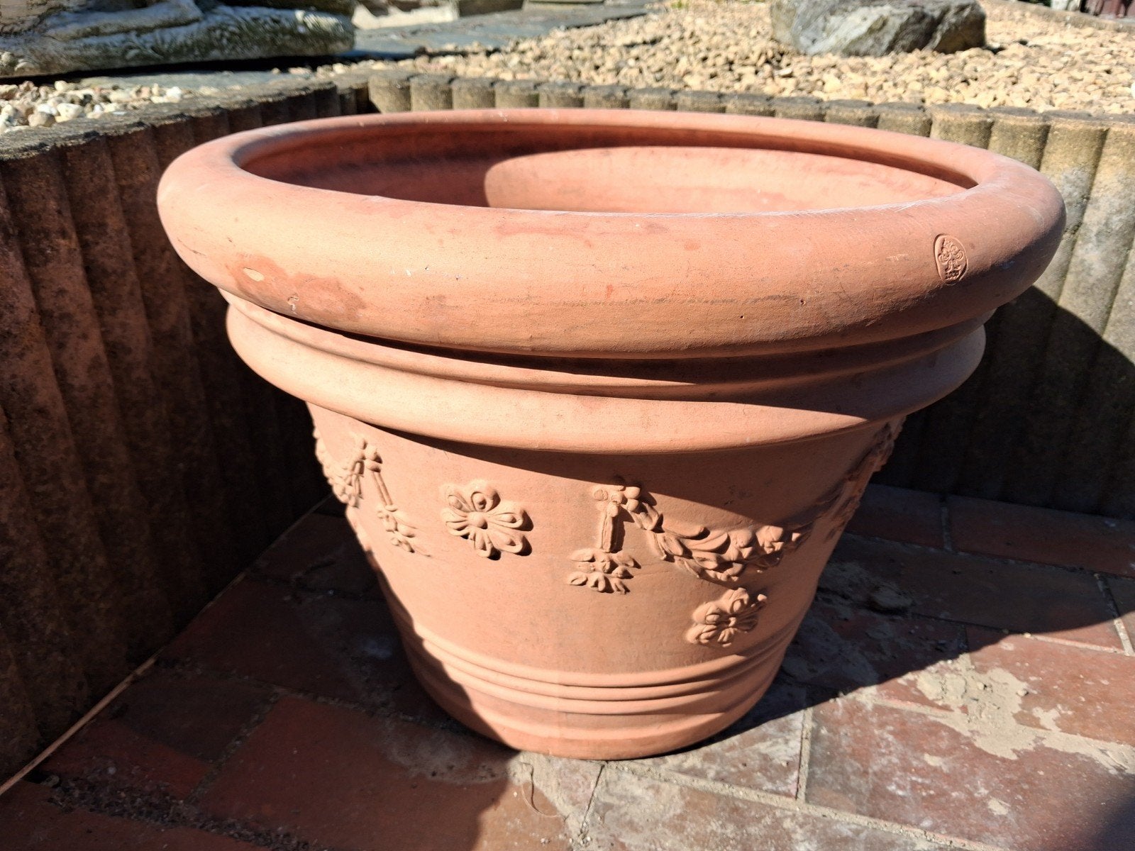 Terracotta bloempotten, Ophalen, Terracotta