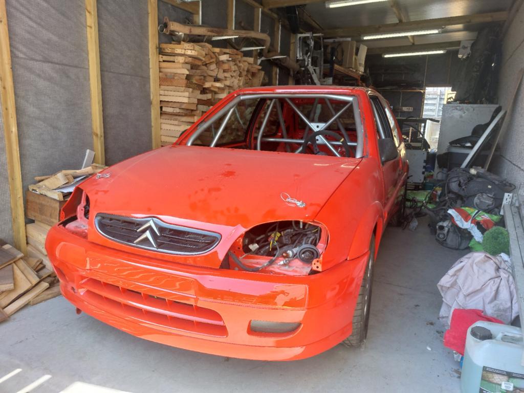 Project rallywagen met alles erbij om hem compleet te maken, Ophalen