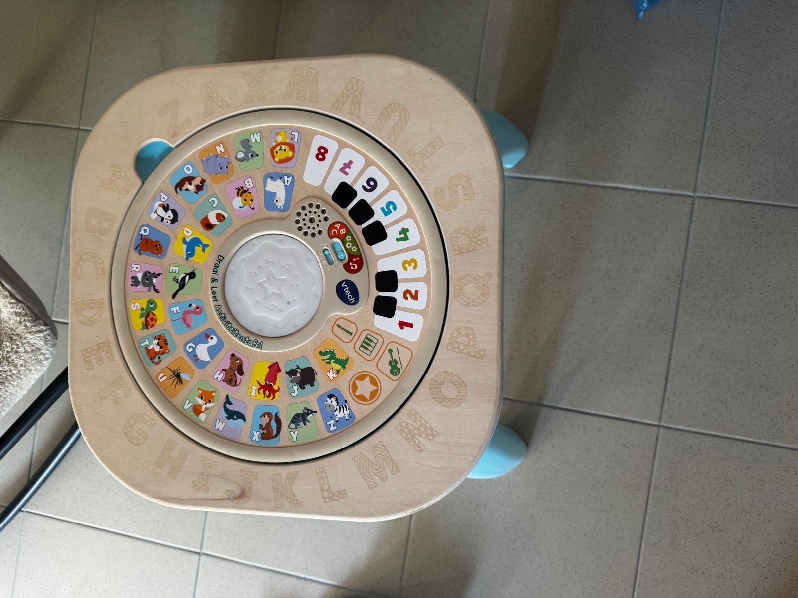 Vtech draai en leer speeltafel, Ophalen, Zo goed als nieuw