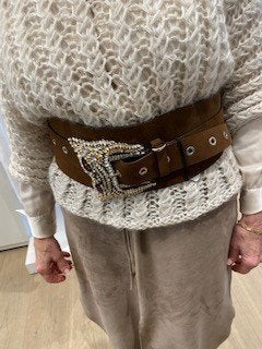 Exclusieve riem bruin dubbel lengte 211 cm Ermanno Scervino, Kleding | Dames, Nieuw, Tailleriem, Ophalen of Verzenden, Ermanno Scervino
