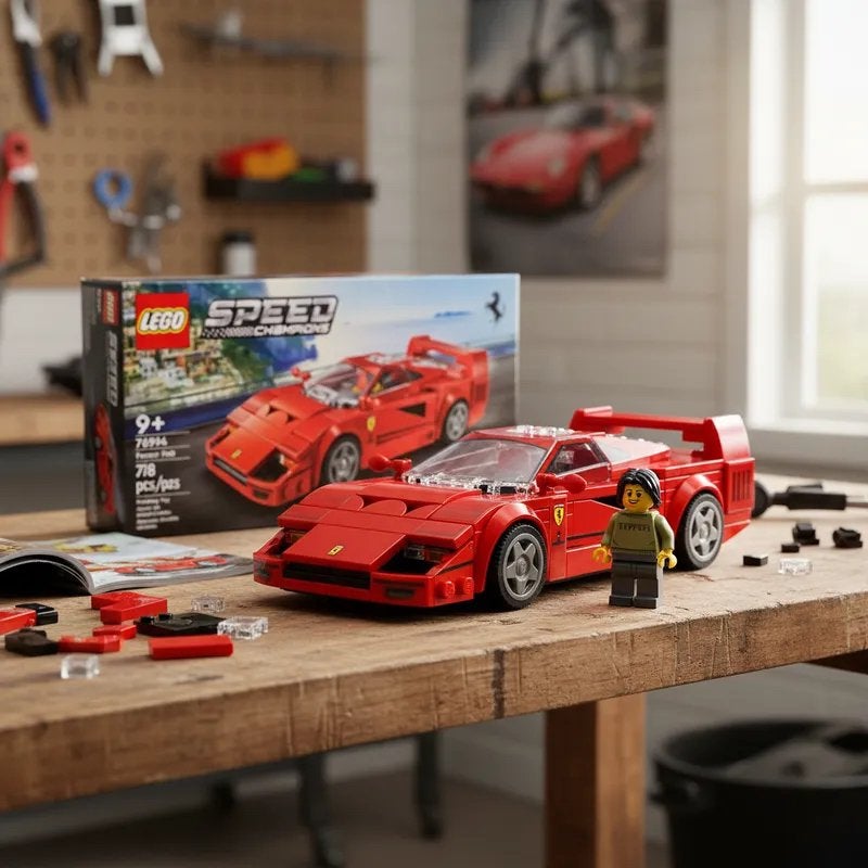 Lego 76934 speed champions Ferrari F40 Compleet, Enlèvement ou Envoi, Lego, Complet, Speed Champions