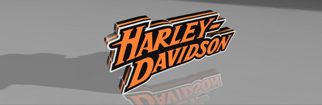 Prachtig Harley Davidson reclamebord met LED verlichting., Verzamelen, Ophalen of Verzenden, Nieuw, Lichtbak of (neon) lamp