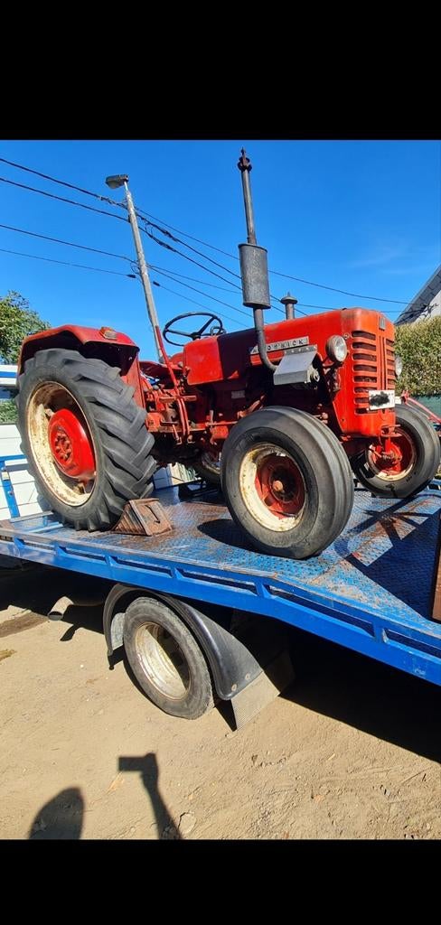 Tracteur MC cormick D439, Enlèvement