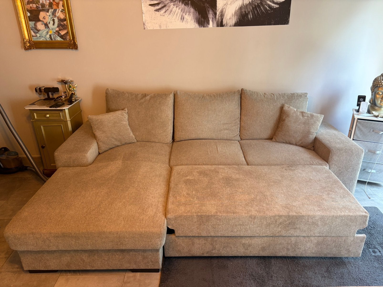 Sofa om te bouwen tot bed, Ophalen, Zo goed als nieuw