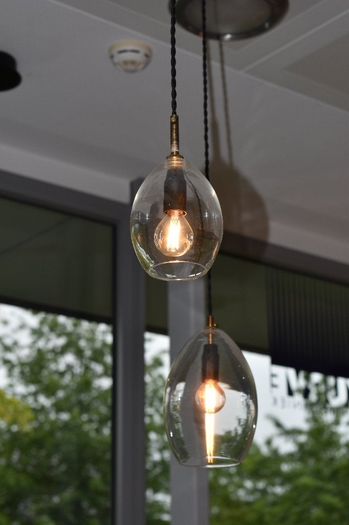 Northern lighting - Unika Hanglamp, Huis en Inrichting, Lampen | Hanglampen, Ophalen, Nieuw, Glas