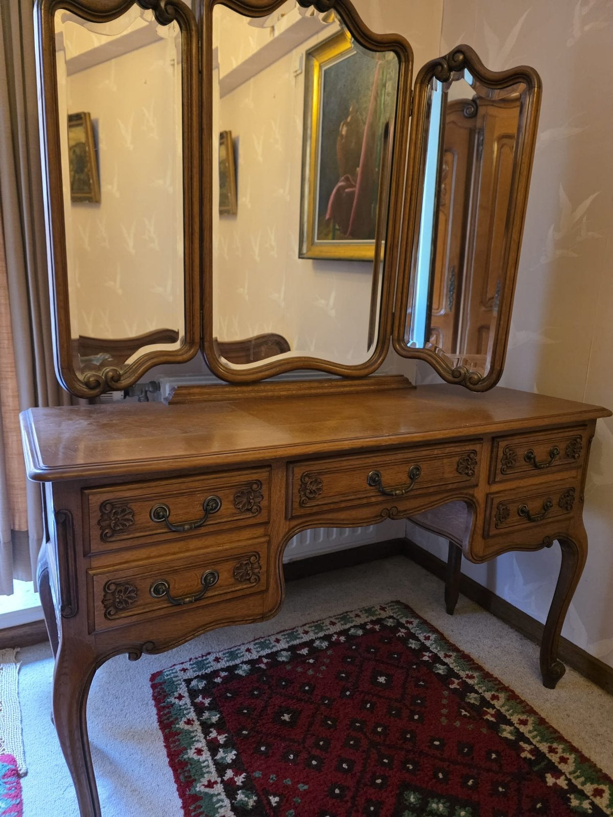 Make-up tafel met spiegel, Enlèvement, Comme neuf
