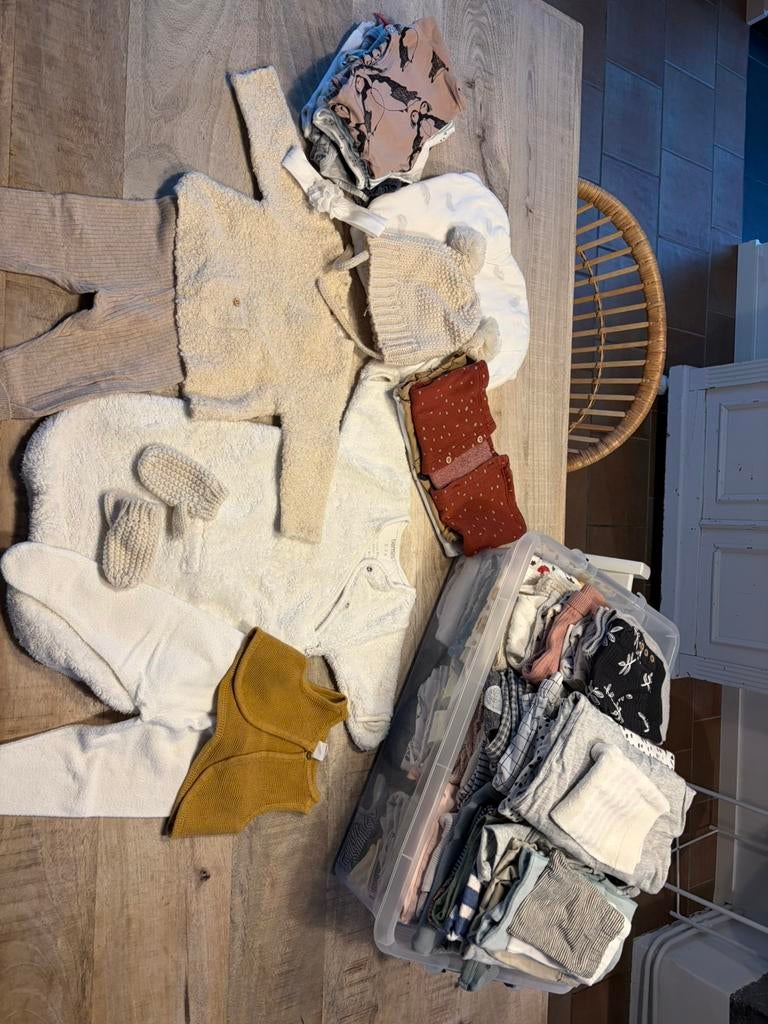Lot 1 - Babykleding - Zara, Moumouk, H&M, MarMar,..., Kinderen en Baby's, Ophalen of Verzenden, Gebruikt, Jongetje of Meisje