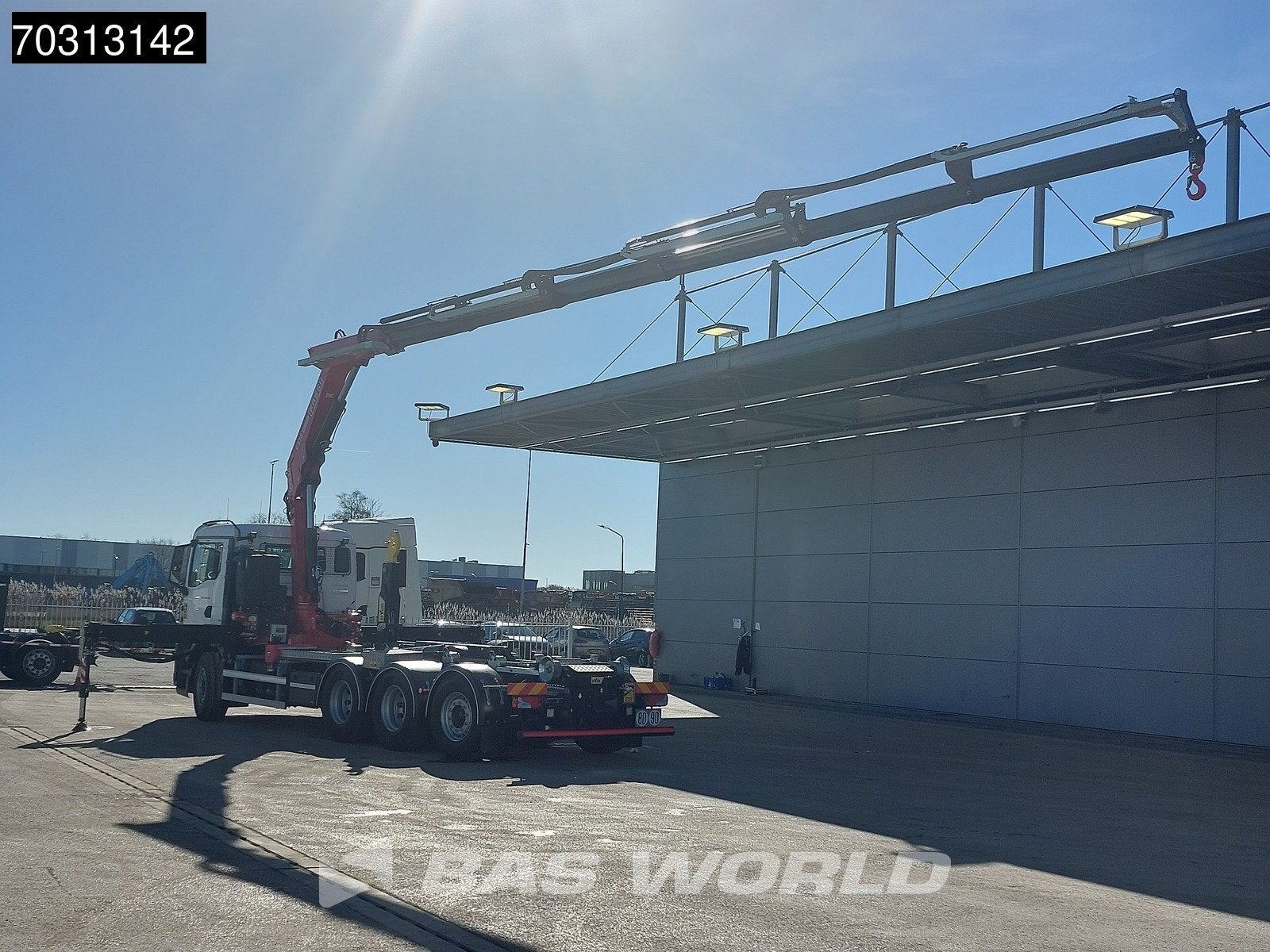 MAN TGS TGS 35.480 8X4 NEW! FASSI F275A Crane + HYVA 26-60 H, Auto's, Automaat, Stof, Euro 6, MAN