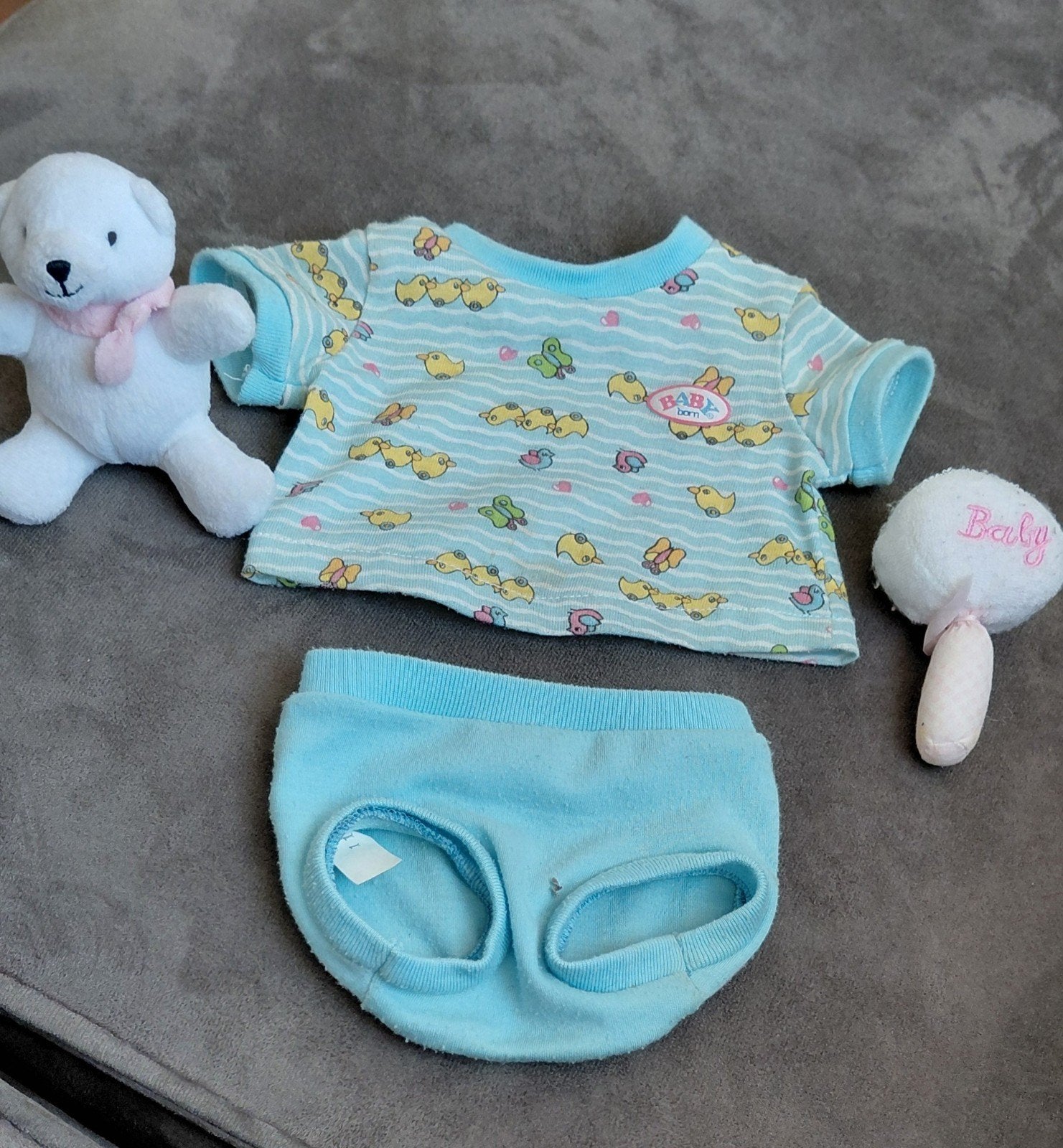 3 poppen + accessoires + kleertjes, Kinderen en Baby's, Speelgoed | Poppen, Ophalen, Gebruikt, Babypop