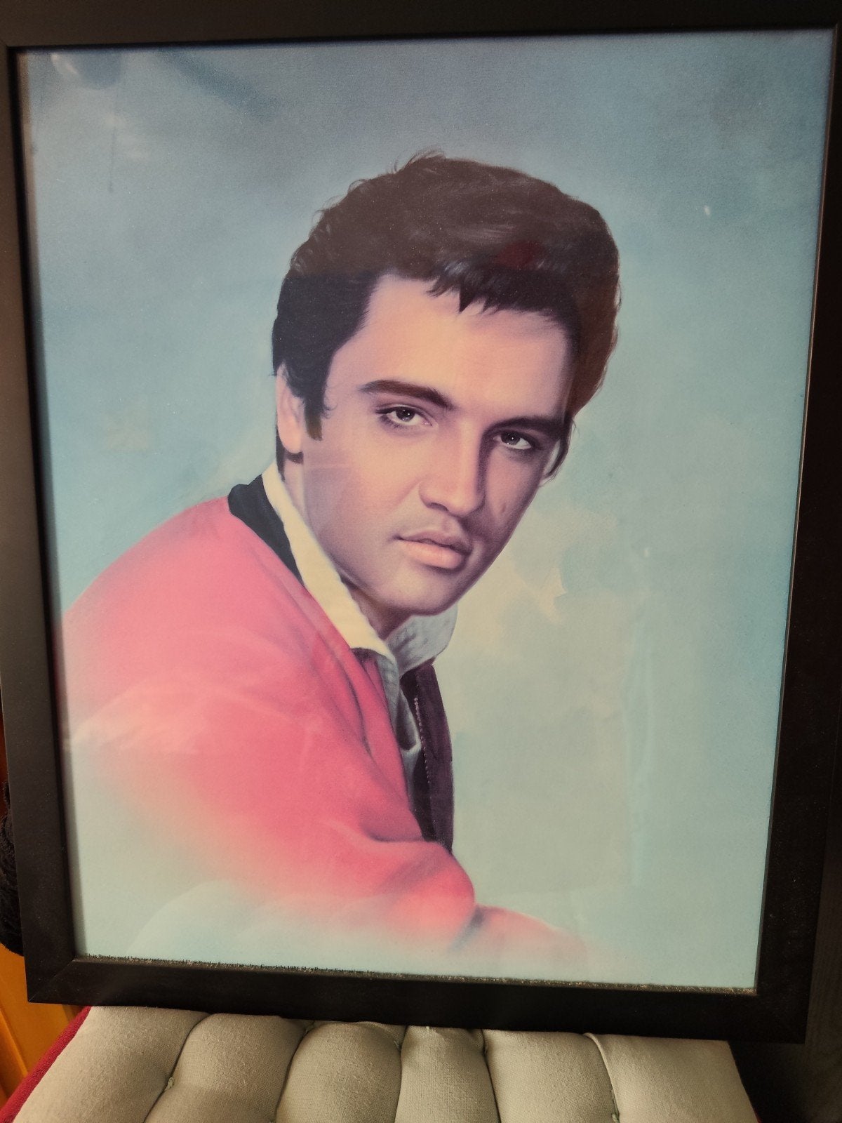 Poster Elvis Presley, Verzamelen, Ophalen, Zo goed als nieuw, Muziek