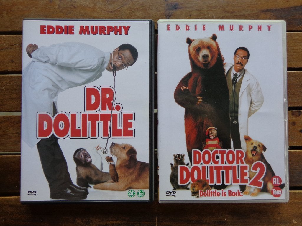 )))   Dr. Dolittle 1 & 2  //  Eddie Murphy   (((, CD & DVD, DVD | Comédie, Enlèvement ou Envoi, Tous les âges, Comme neuf, Autres genres