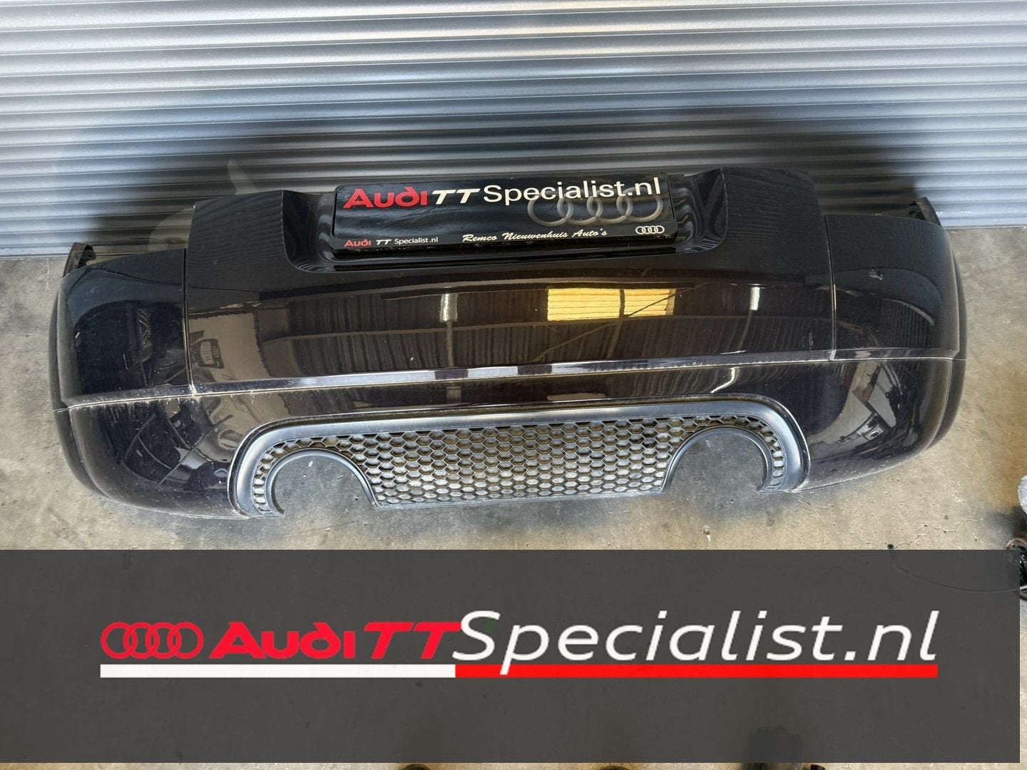 Achterbumper met honinggraad diffuser Audi TT MK1 Quattro/V6, Arrière, -, Origine de la pièce connue, Audi