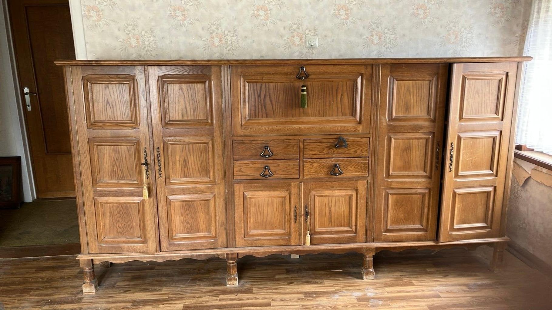 Eiken wandkast, Antiek en Kunst, Ophalen