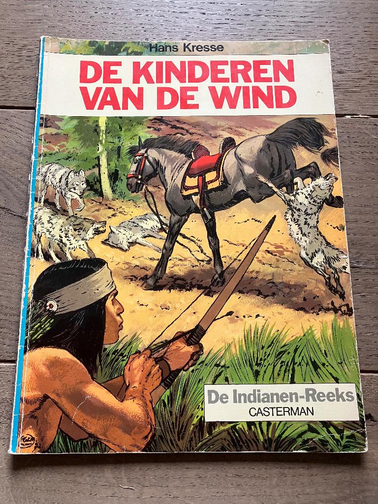De indianen reeks - 1 - Kinderen van de wind, Boeken, Stripverhalen, Eén stripboek, Ophalen of Verzenden, Gelezen
