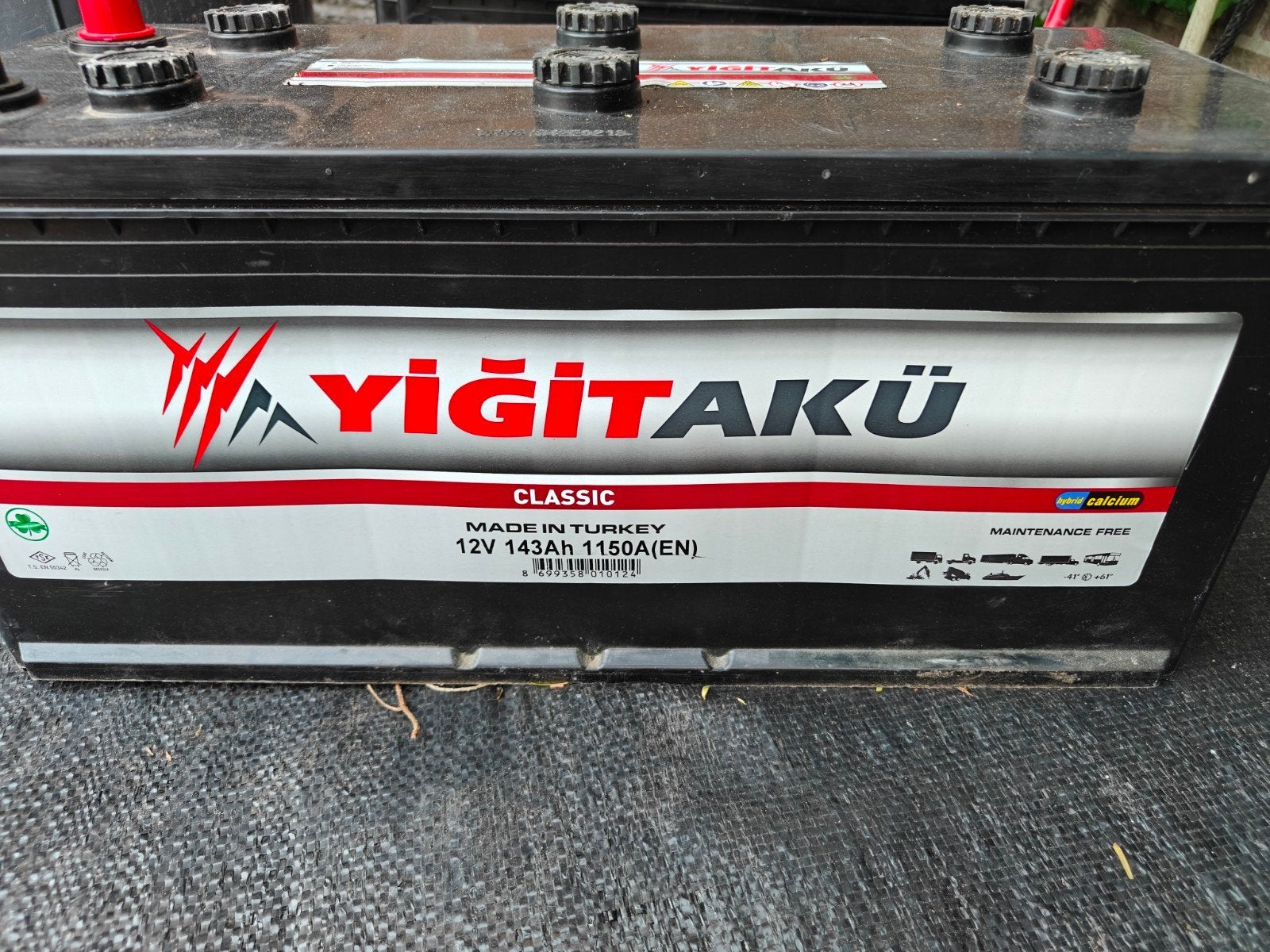 12V 143 Ah Calcium Batterij te koop, Ophalen