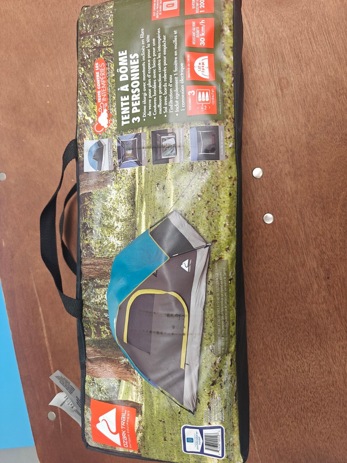 tent 3 personen, Caravanes & Camping, Tentes, Enlèvement, Neuf