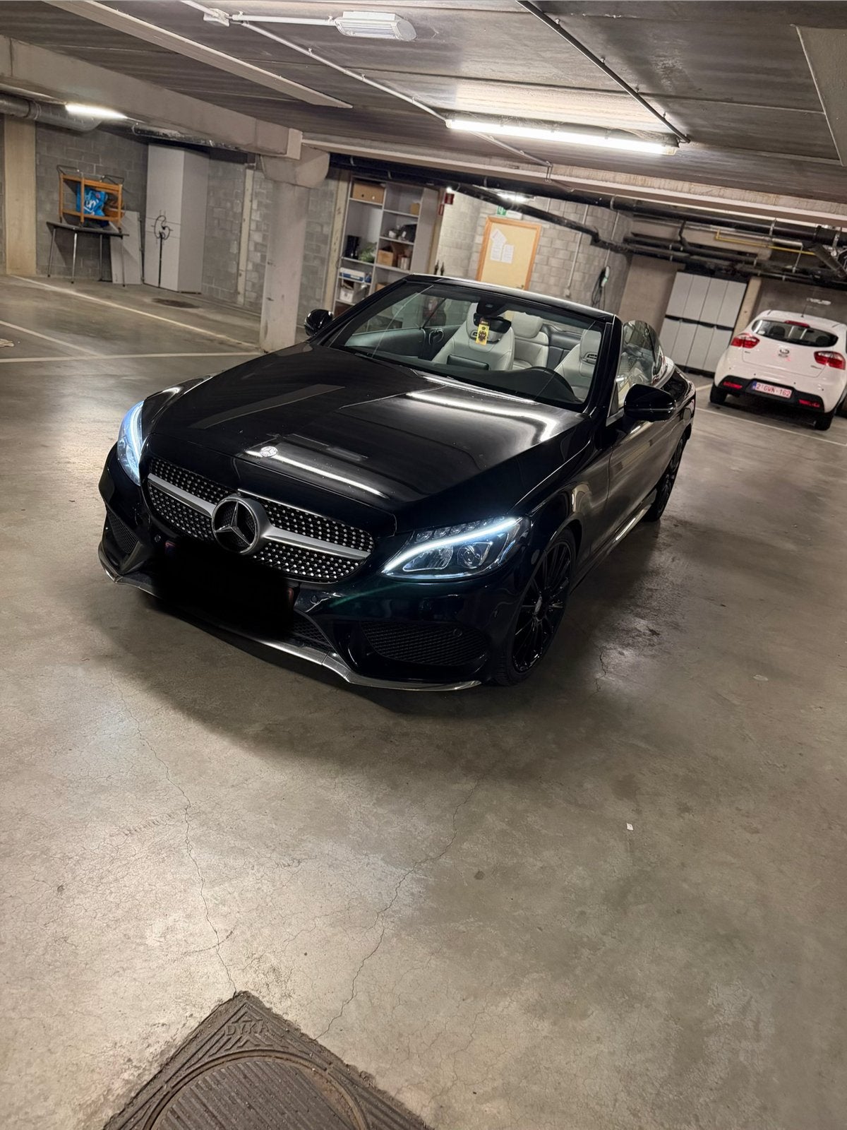 Mercedes c220 2017 cabriolet euro6b, Autos, Achat, Cabriolet, Noir, Diesel