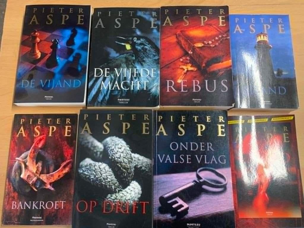 Pieter Aspe boeken, Enlèvement, Utilisé, Différents sujets