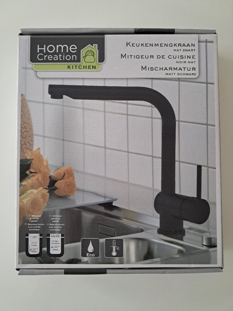 Keukenmengkraan Mat /Zwart, Enlèvement, Neuf, Robinet