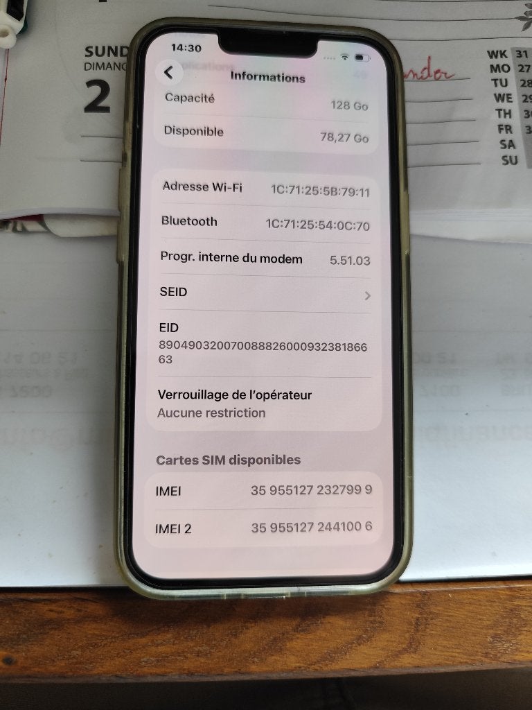 iPhone 13 128GB, Télécoms, Téléphonie mobile | Apple iPhone, Enlèvement, Comme neuf, 99 %, IPhone 13