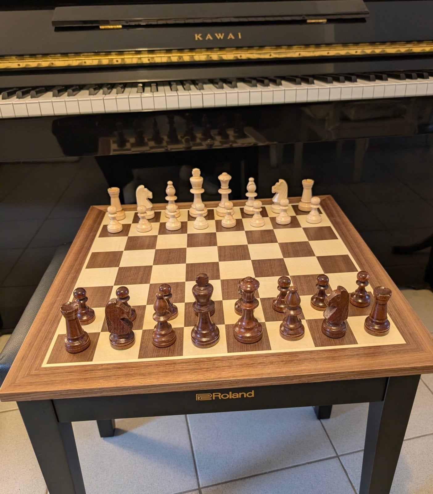 Jeu d'Échecs Premium – Échiquier Pièces Sculptées Main 92 mm, Enlèvement ou Envoi