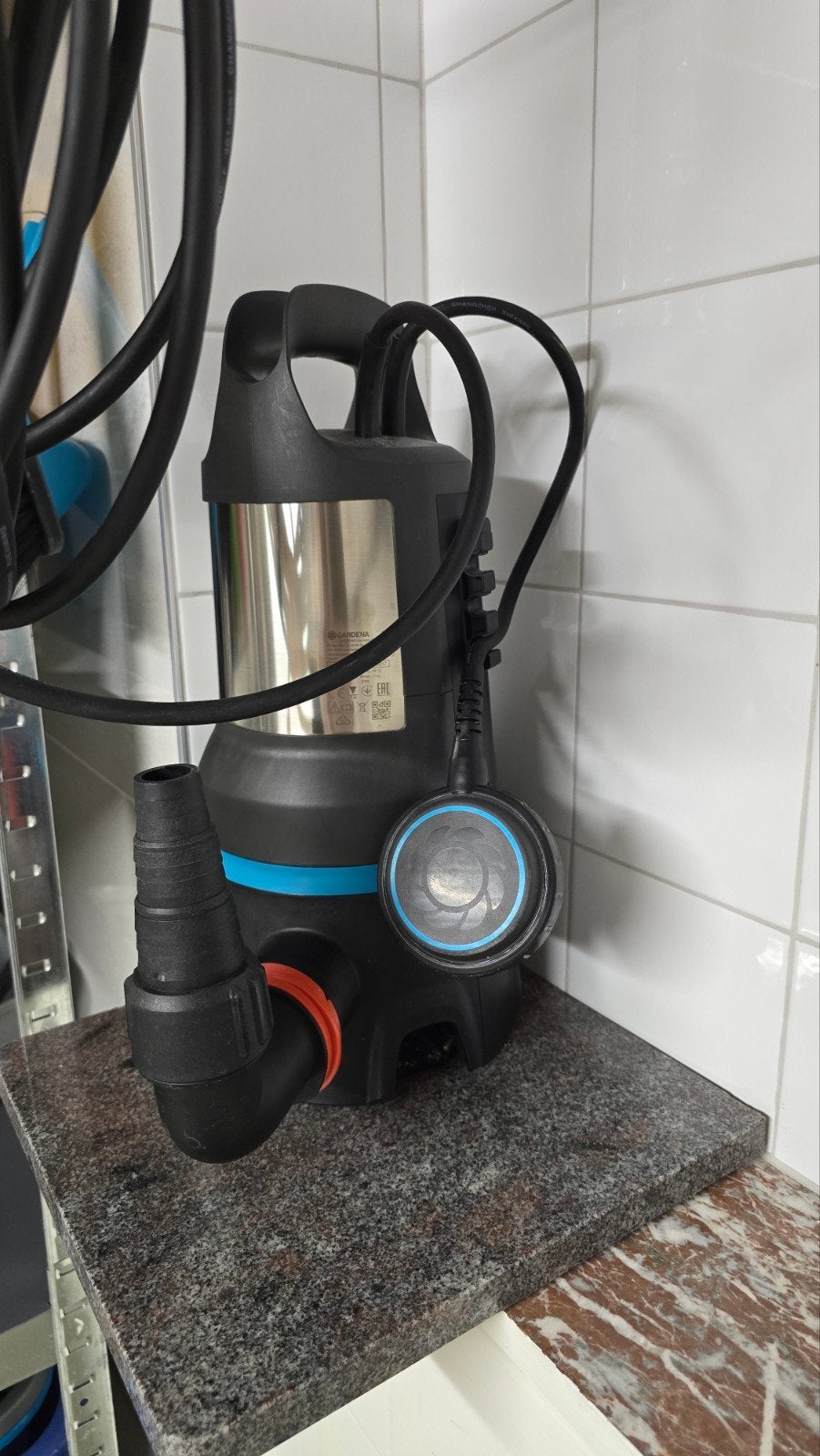 Vuilwater dompelpomp gardena 25000l NIEUW, Ophalen, Dompelpomp