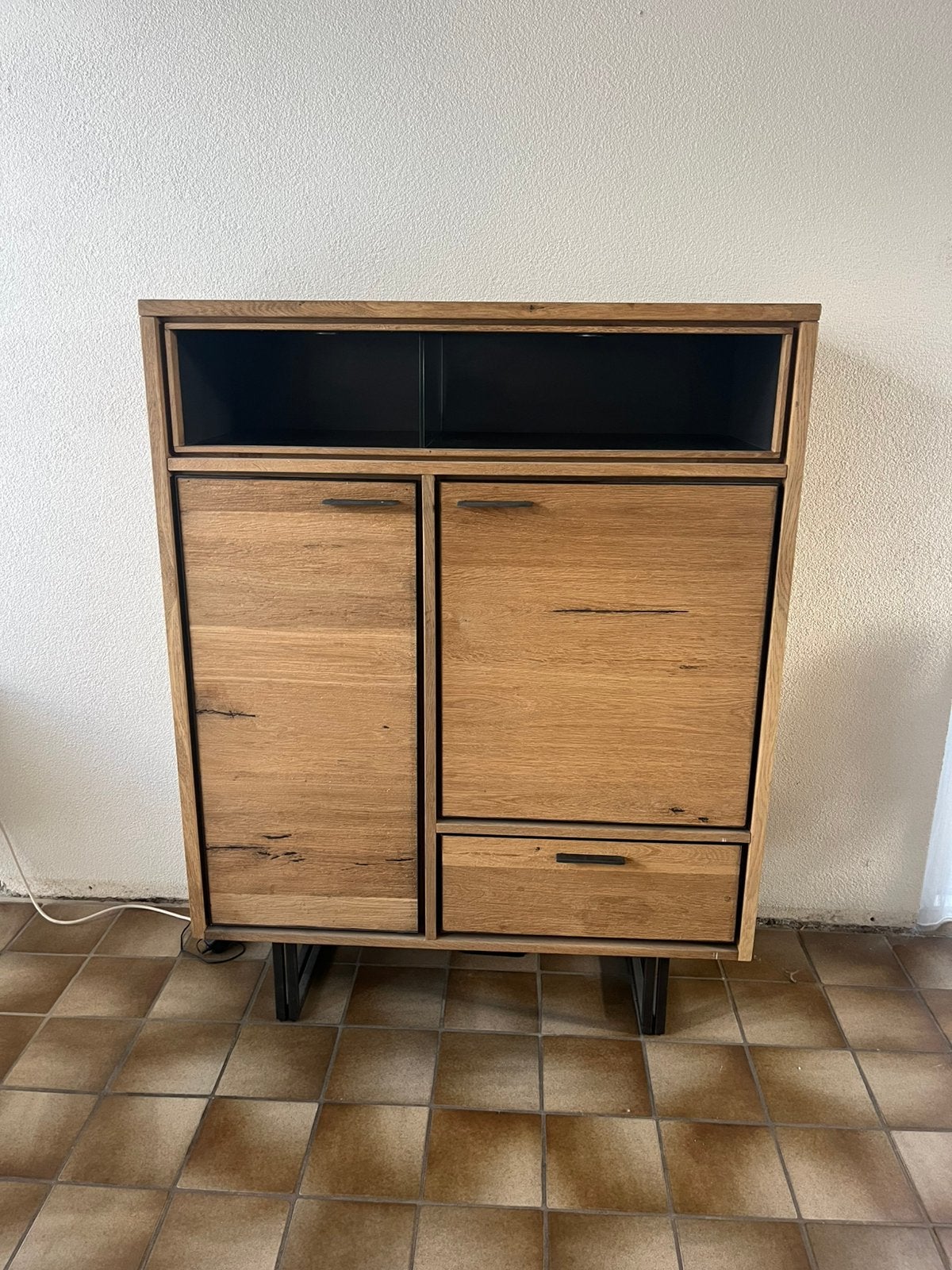Servieskast / halfhoge kast XOOON hout staal, Enlèvement, Comme neuf