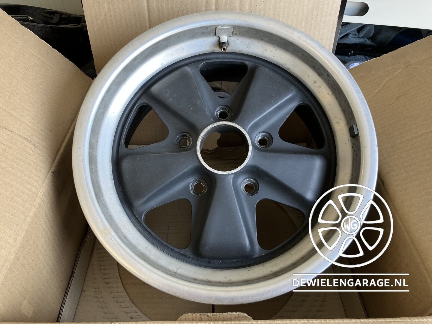 1x Fuchs 15 inch 7J Origineel Porsche 5x130 15x7, Auto-onderdelen, Ophanging en Onderstel, Gebruikt, Ophalen