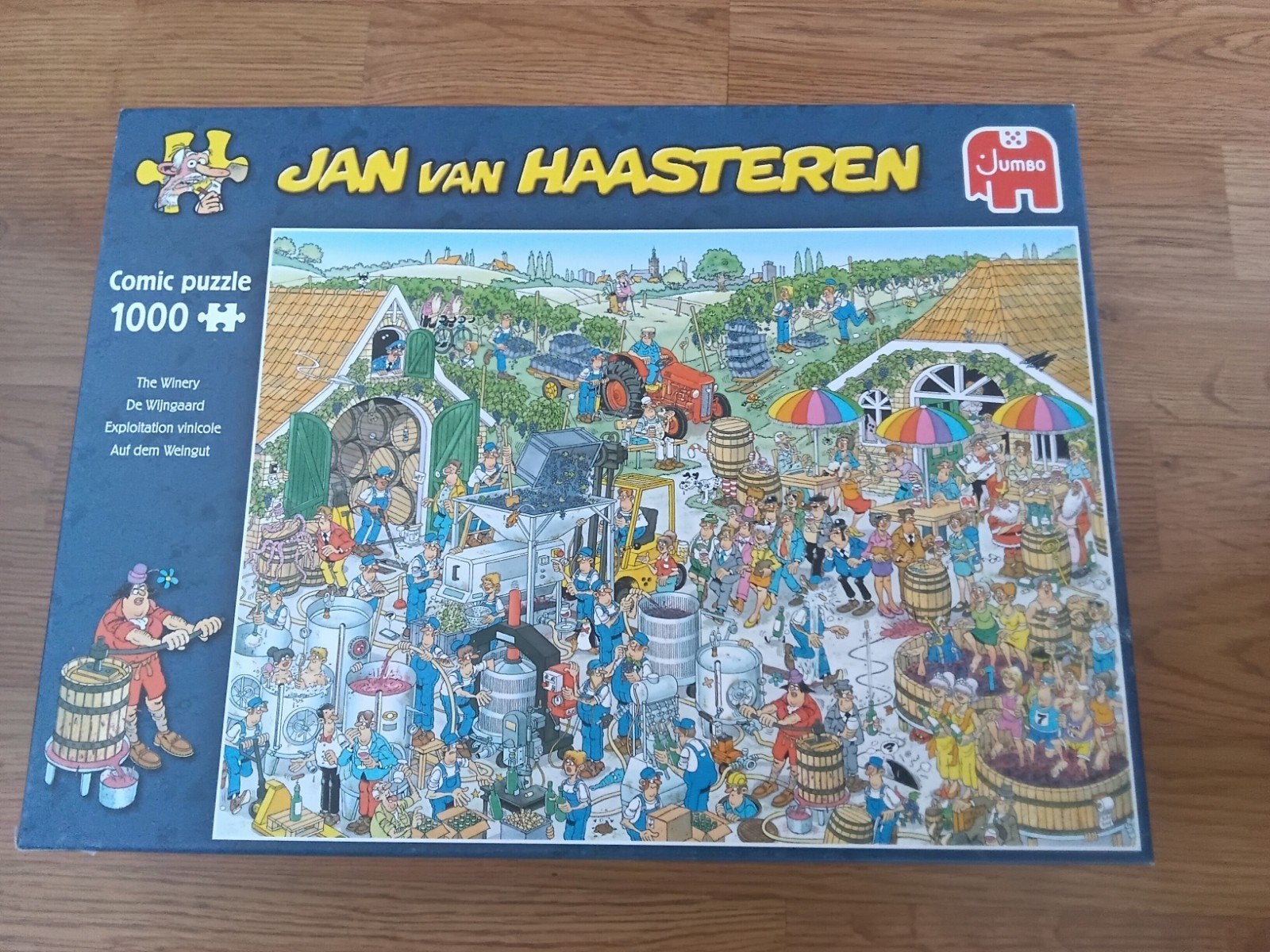 puzzel Jan van haasteren de wijngaard 1000 st, Ophalen of Verzenden, Zo goed als nieuw