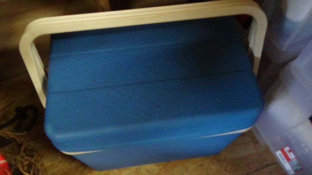 frigobox blauw, Caravans en Kamperen, Ophalen