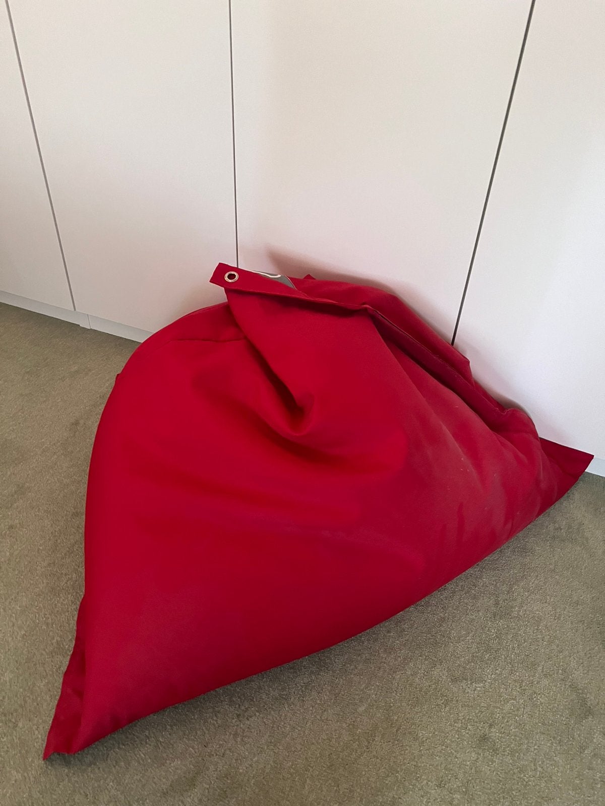 Rode zitzak, Huis en Inrichting, Zitzakken, Ophalen, Gebruikt, Rood, Zitzak