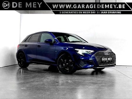 Audi A3 Sportback 35 TFSI 150PK / Leder / PDC / GPS / 18"ALU, Auto's, Blauw, Bedrijf, Handgeschakeld, 136 g/km