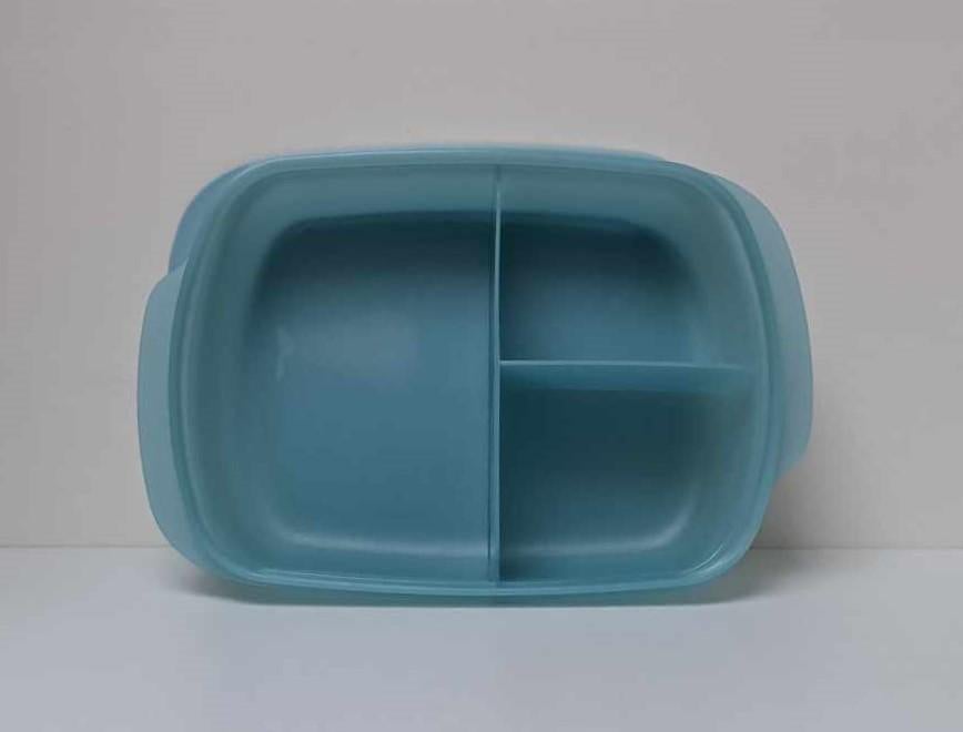 Tupperware™ « Boite Compartimentée CrystalWave » bleu, Envoi, Neuf, Bleu, Boîte