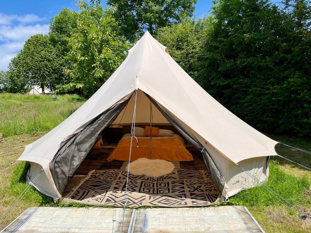 Belltent Sibley Apex 500 diameter 5 meter, Ophalen, Zo goed als nieuw, Meer dan 6