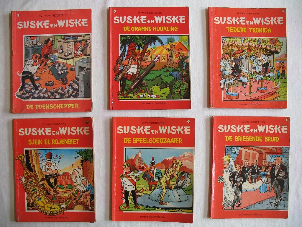 Suske en Wiske 1ste druk, lagere nummers, Meerdere stripboeken, Ophalen of Verzenden