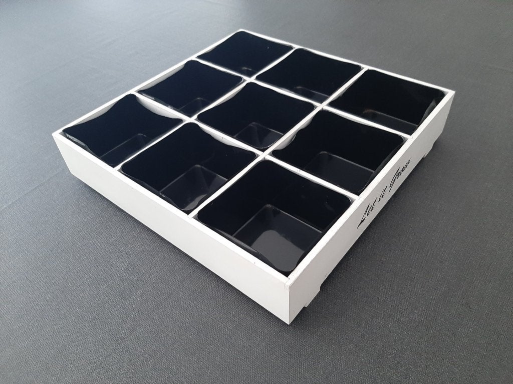 houten kruidenbak,Let it Grow,35 cm op 35 cm, Jardin & Terrasse, Bacs à fleurs & Jardinières, Moins de 30 cm, Enlèvement, Intérieur