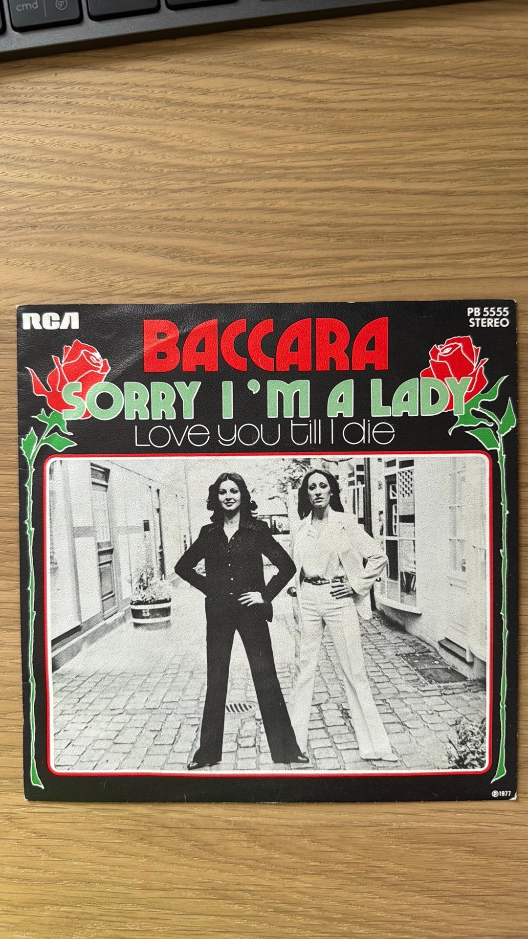 Baccara – Sorry I’m A Lady – originele 45 toeren single, Cd's en Dvd's, Ophalen, Gebruikt