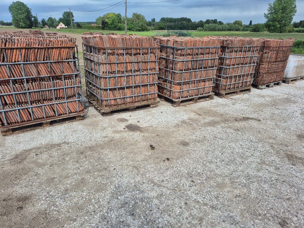 Franse dakpannen, Ophalen, Gebruikt, Dakpannen