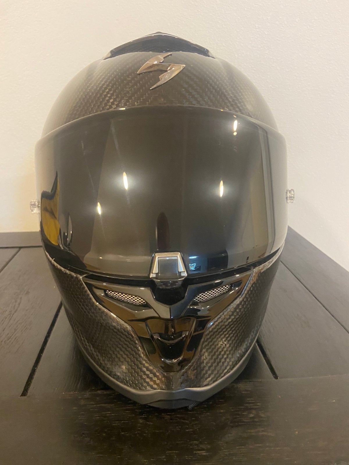 Casque Scorpion Exo R1 Carbon Air, Enlèvement, Comme neuf