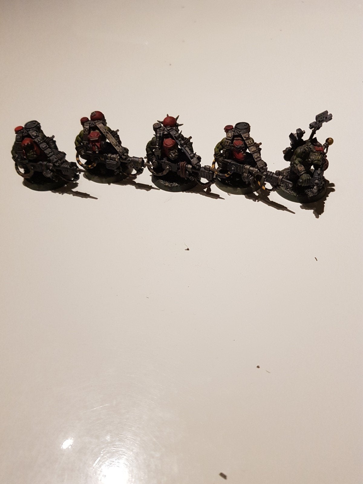 WH40K ORKS: 5 Burna boyz, painted, Figuurtje(s), Ophalen of Verzenden, Geverfd, Warhammer 40000