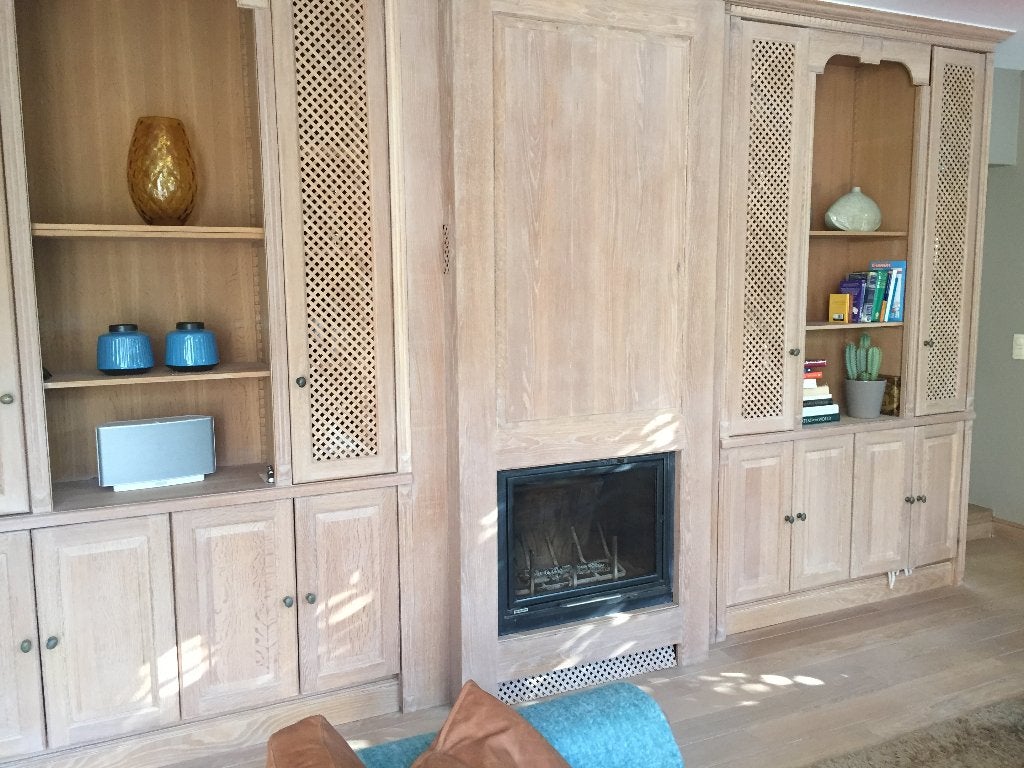 Armoire de salon en chêne, Avec porte(s), 250 à 300 cm, Comme neuf, Enlèvement