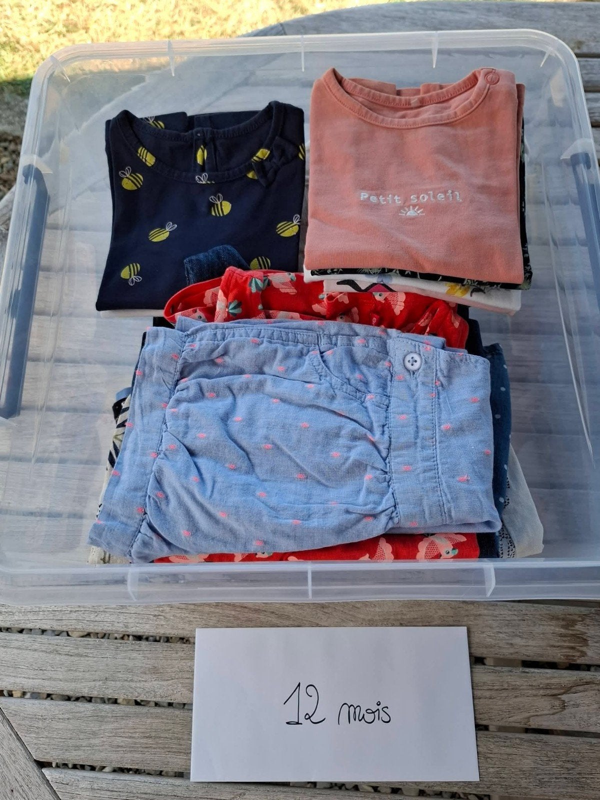 Lot de vêtements pour fille - 12 mois, Enlèvement, Utilisé, Autres tailles
