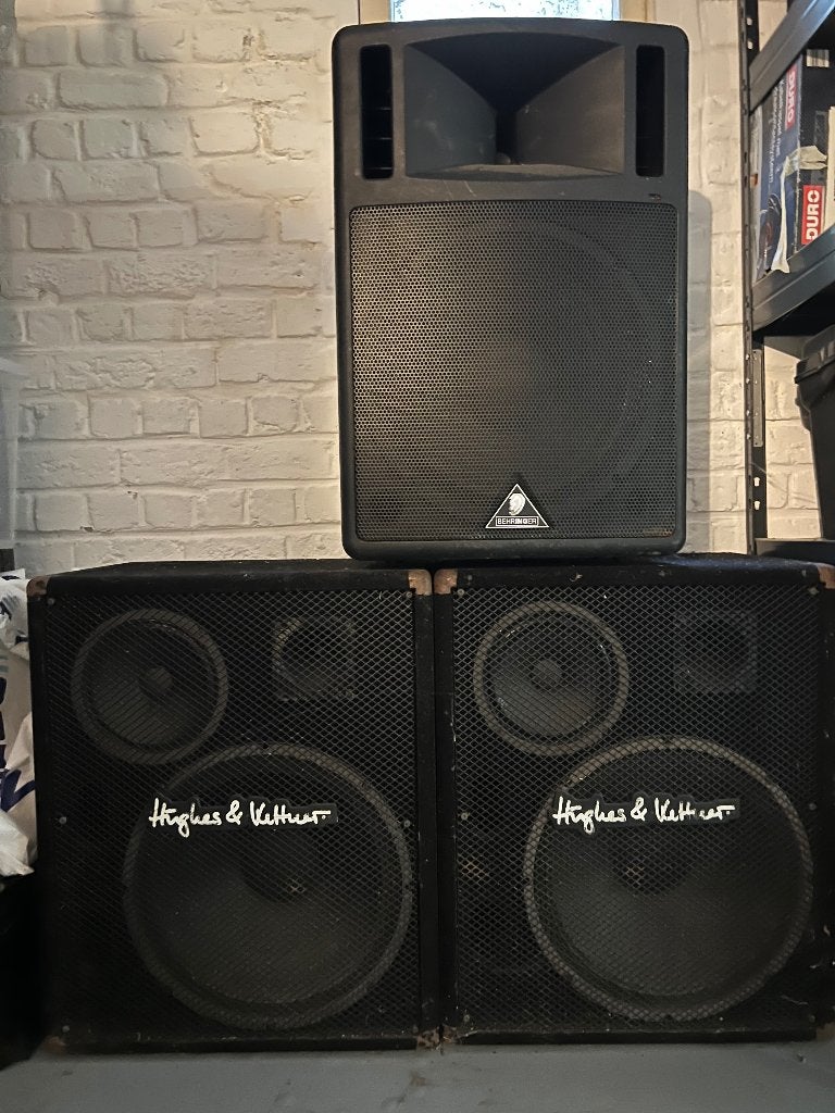 Complete geluidsinstallatie LIMIT + Hughes & Kettner, Ophalen, Gebruikt, Audio